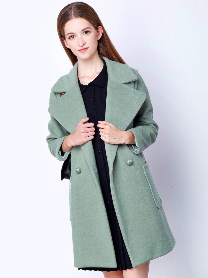 Top 12 Mẫu áo khoác dạ Hàn Quốc làm phái đẹp sao xuyến