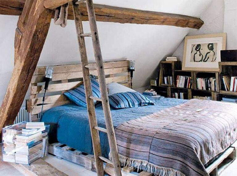 20 Ý tưởng trang trí giường gỗ pallet tuyệt đẹp cho ngôi nhà của bạn quá rẻ