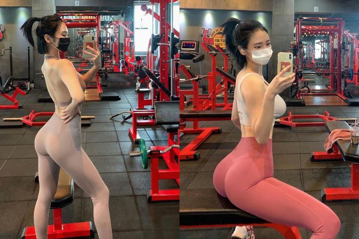Hot girl phòng gym Hàn Quốc 2
